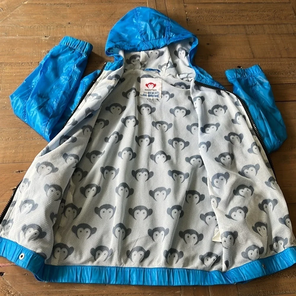 Appaman blue logo windbreaker jacket